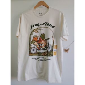 Frog and Toad Together 1972 Classic Ivory Graphic T-shirt - Unisex Large NWT